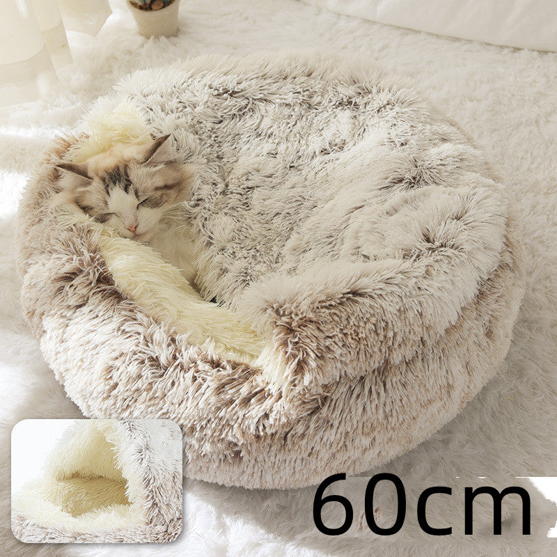 2 In 1 Dog And Cat Anti-Anxiety Cozy Bed