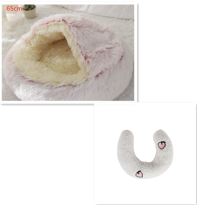 2 In 1 Dog And Cat Anti-Anxiety Cozy Bed