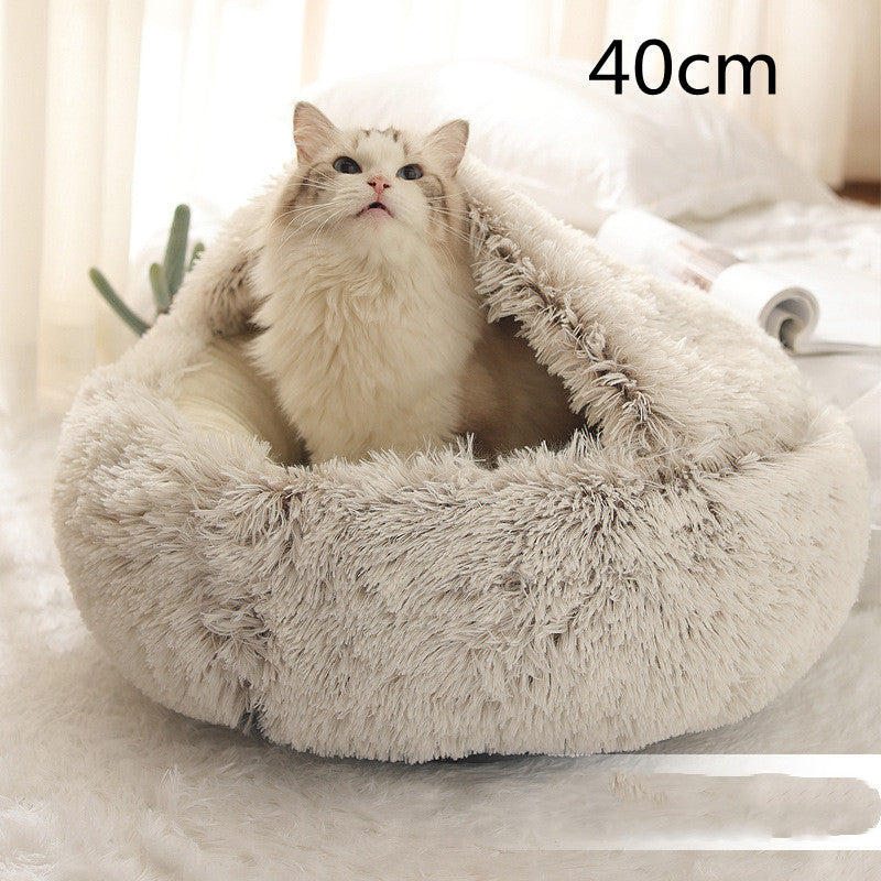2 In 1 Dog And Cat Anti-Anxiety Cozy Bed