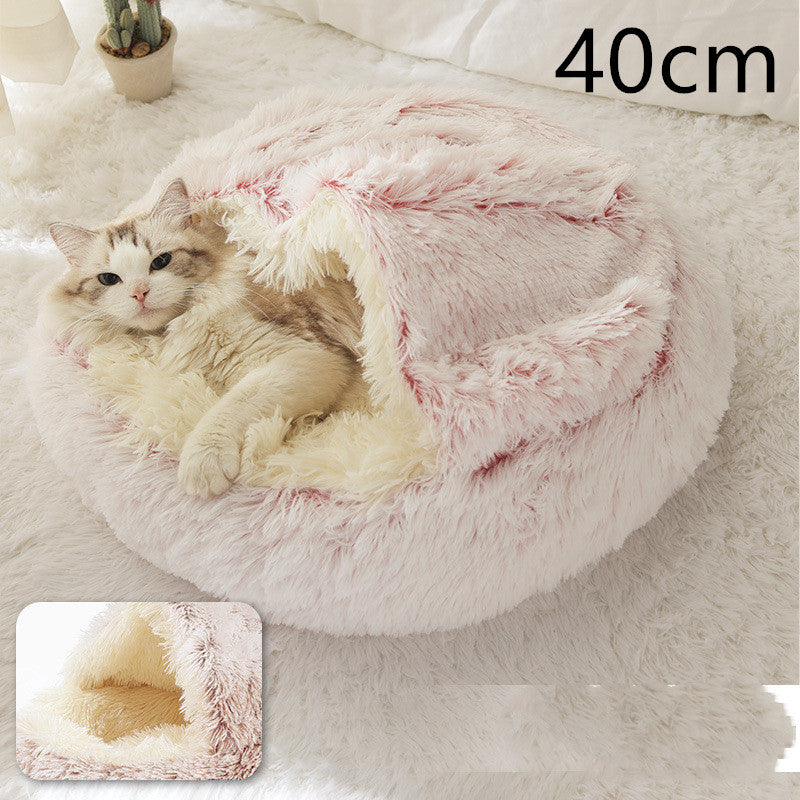 2 In 1 Dog And Cat Anti-Anxiety Cozy Bed