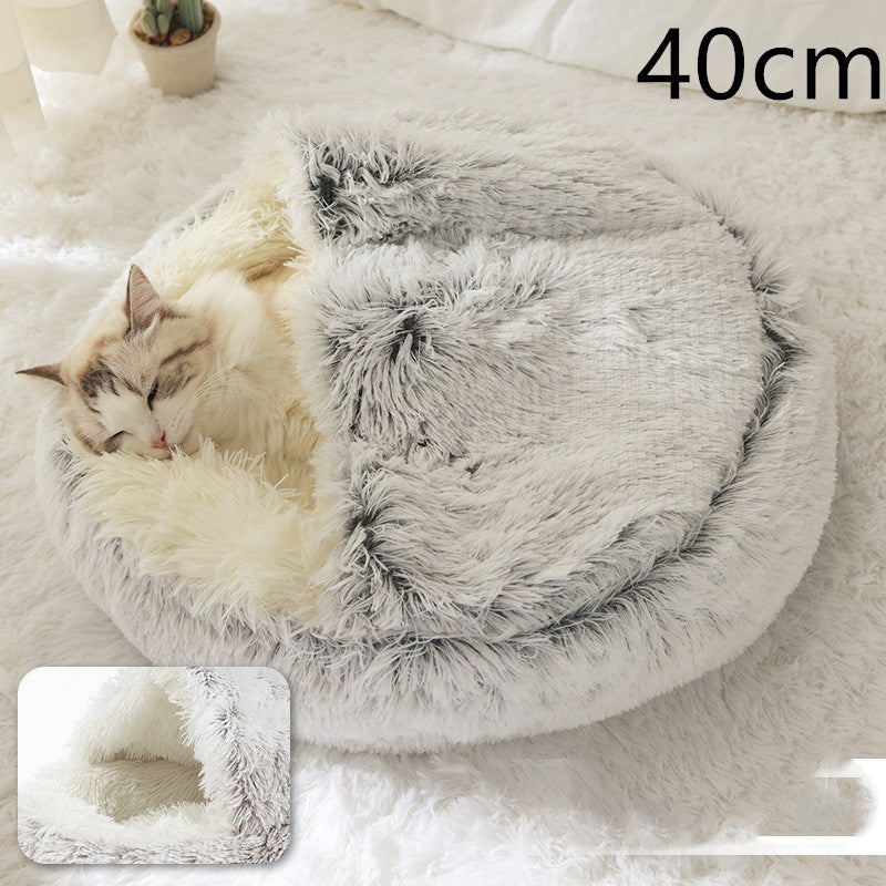 2 In 1 Dog And Cat Anti-Anxiety Cozy Bed