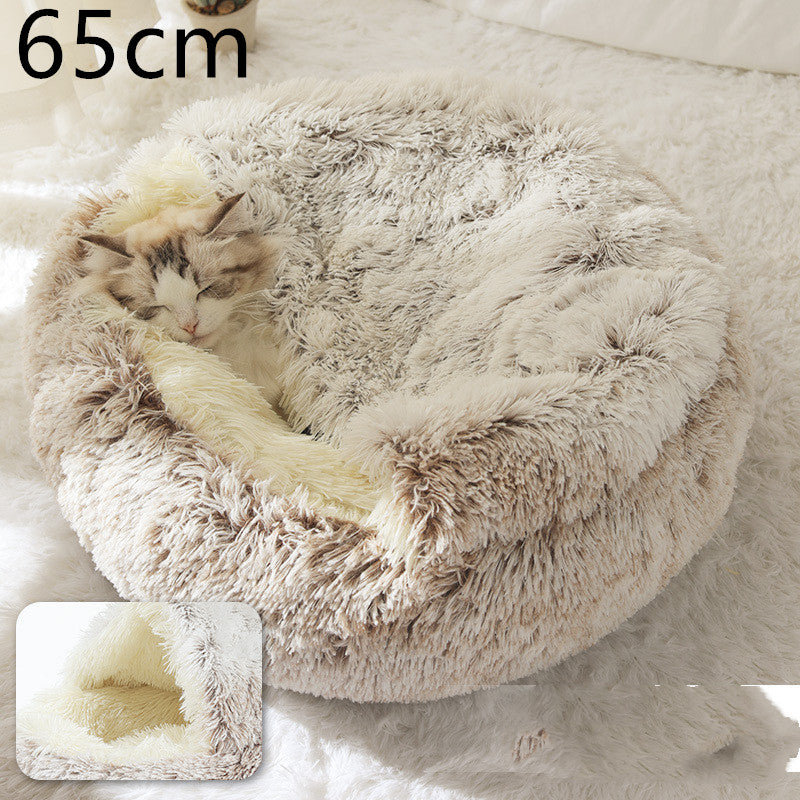 2 In 1 Dog And Cat Anti-Anxiety Cozy Bed