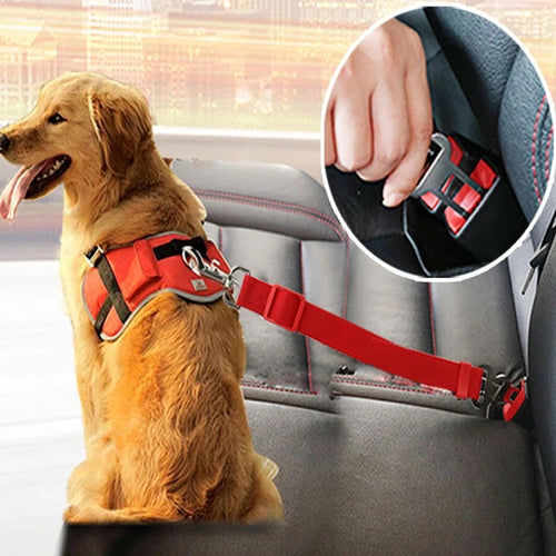 Dog & Cat Car Seat Belt – Safety Harness Clip