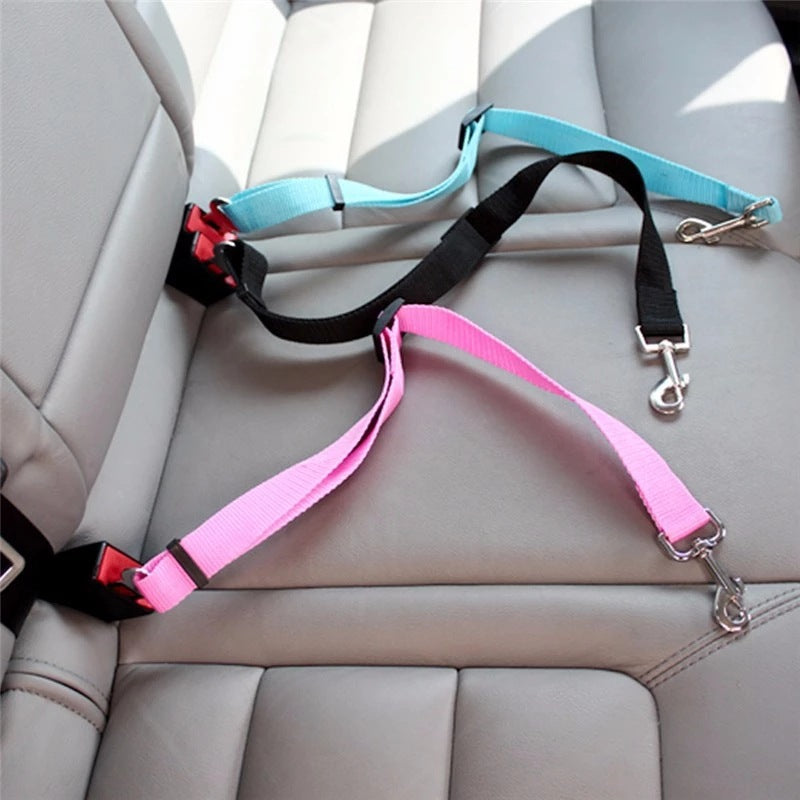 Dog & Cat Car Seat Belt – Safety Harness Clip