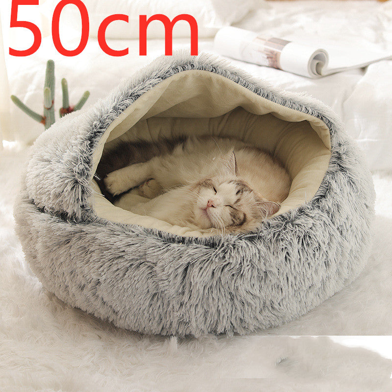 2 In 1 Dog And Cat Anti-Anxiety Cozy Bed