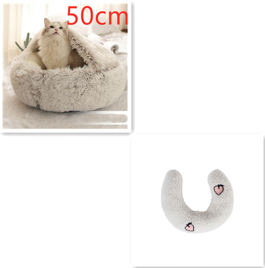 2 In 1 Dog And Cat Anti-Anxiety Cozy Bed