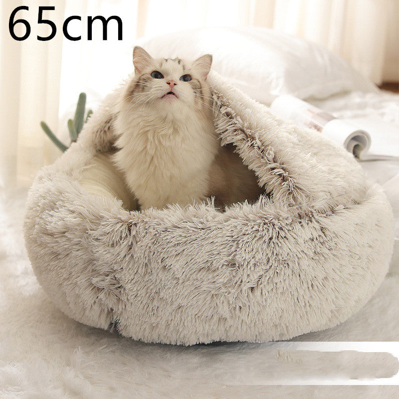 2 In 1 Dog And Cat Anti-Anxiety Cozy Bed