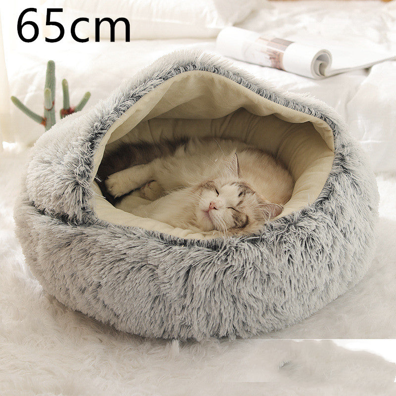 2 In 1 Dog And Cat Anti-Anxiety Cozy Bed