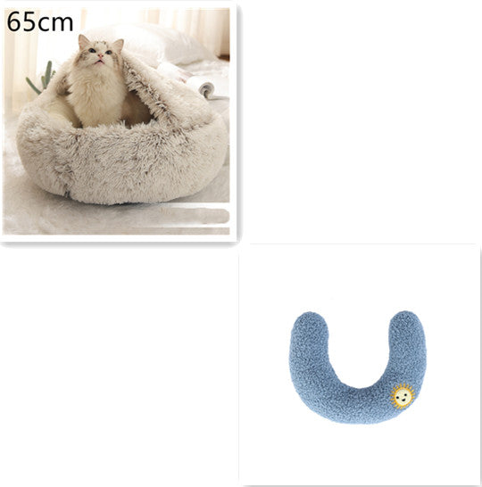 2 In 1 Dog And Cat Anti-Anxiety Cozy Bed