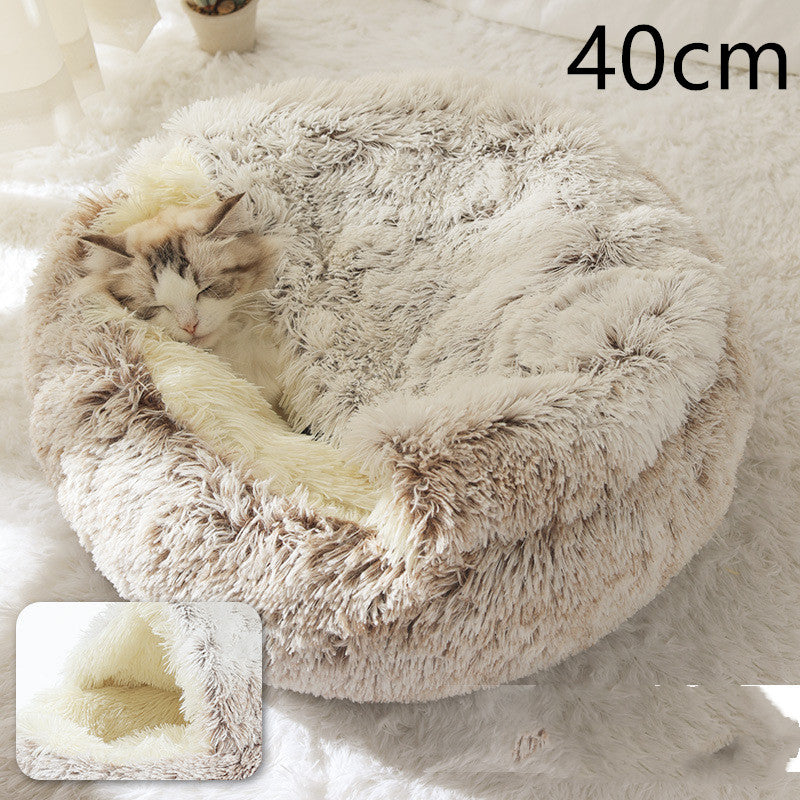 2 In 1 Dog And Cat Anti-Anxiety Cozy Bed