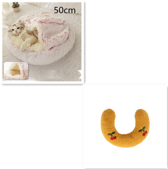 2 In 1 Dog And Cat Anti-Anxiety Cozy Bed
