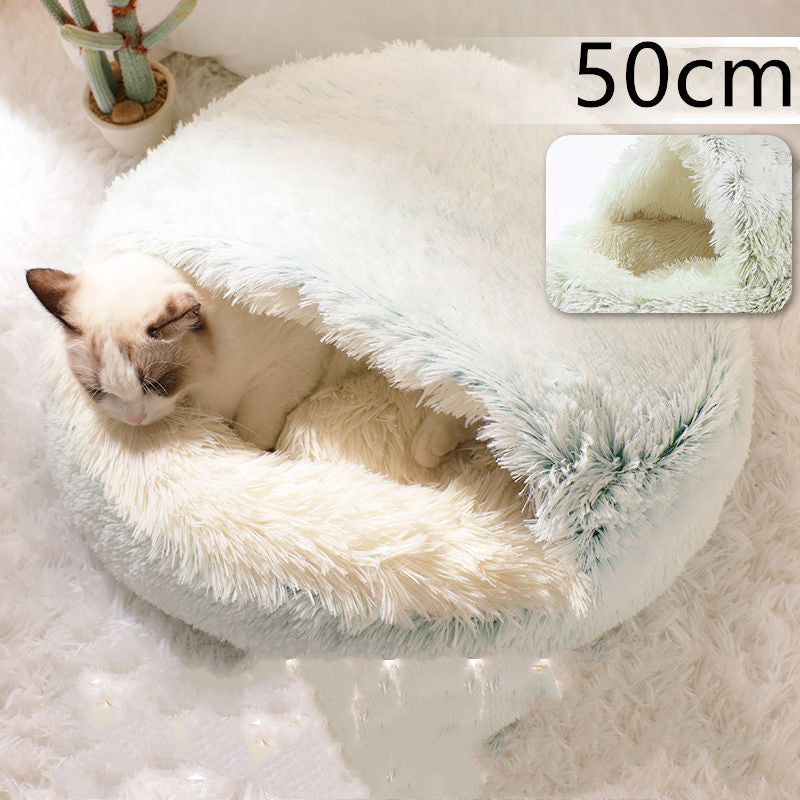2 In 1 Dog And Cat Anti-Anxiety Cozy Bed
