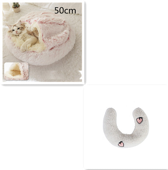 2 In 1 Dog And Cat Anti-Anxiety Cozy Bed
