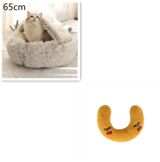 2 In 1 Dog And Cat Anti-Anxiety Cozy Bed
