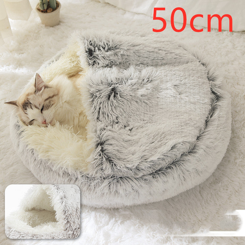 2 In 1 Dog And Cat Anti-Anxiety Cozy Bed