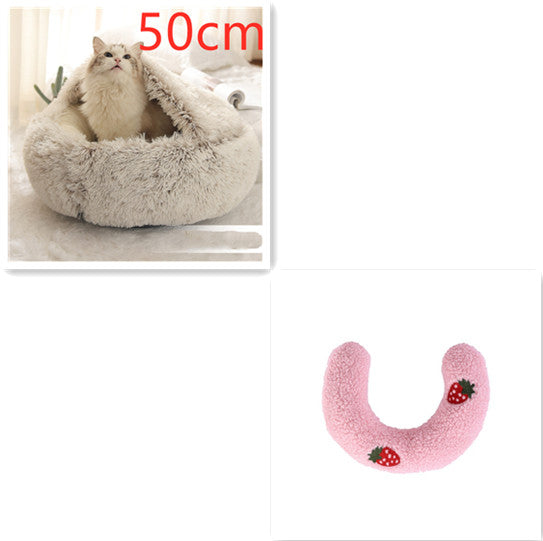 2 In 1 Dog And Cat Anti-Anxiety Cozy Bed