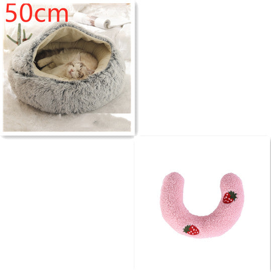 2 In 1 Dog And Cat Anti-Anxiety Cozy Bed