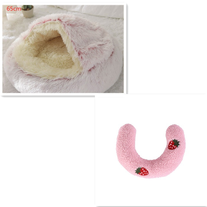 2 In 1 Dog And Cat Anti-Anxiety Cozy Bed