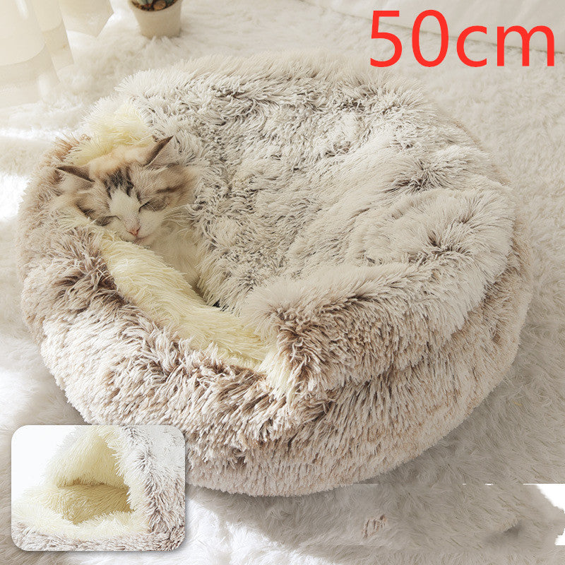2 In 1 Dog And Cat Anti-Anxiety Cozy Bed
