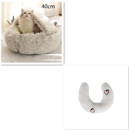2 In 1 Dog And Cat Anti-Anxiety Cozy Bed