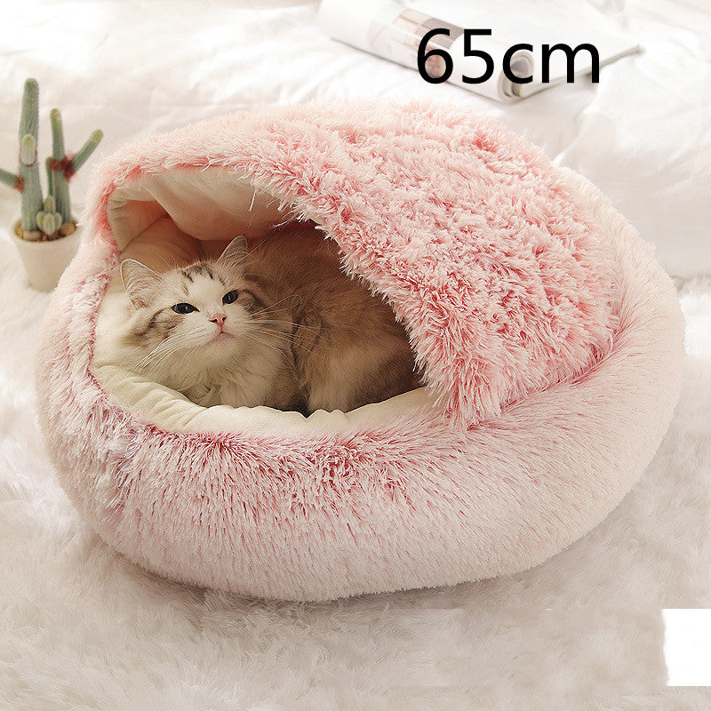 2 In 1 Dog And Cat Anti-Anxiety Cozy Bed