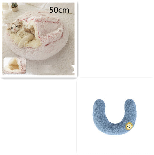 2 In 1 Dog And Cat Anti-Anxiety Cozy Bed