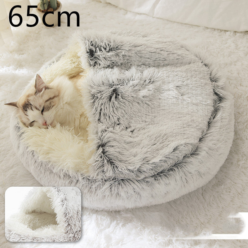 2 In 1 Dog And Cat Anti-Anxiety Cozy Bed