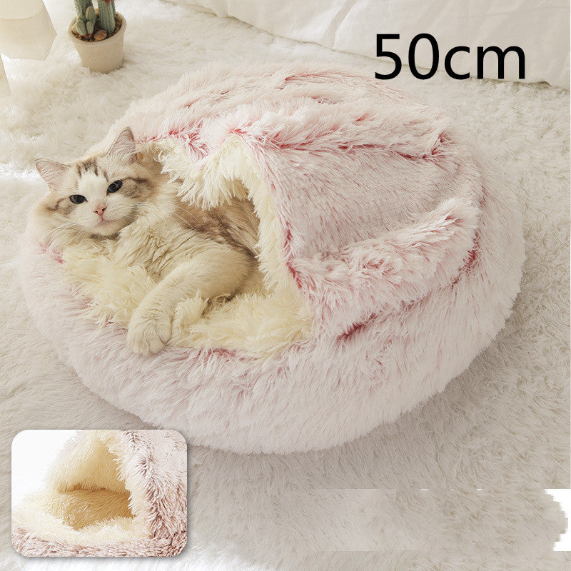 2 In 1 Dog And Cat Anti-Anxiety Cozy Bed