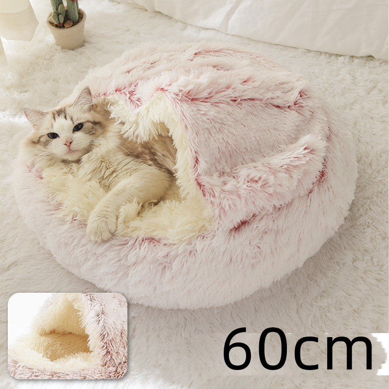 2 In 1 Dog And Cat Anti-Anxiety Cozy Bed