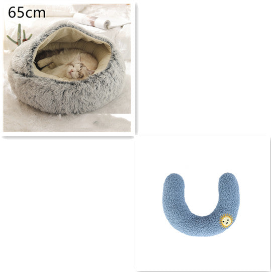 2 In 1 Dog And Cat Anti-Anxiety Cozy Bed
