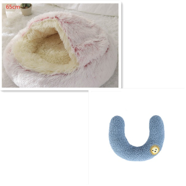 2 In 1 Dog And Cat Anti-Anxiety Cozy Bed