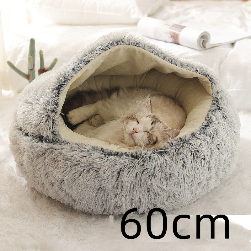 2 In 1 Dog And Cat Anti-Anxiety Cozy Bed