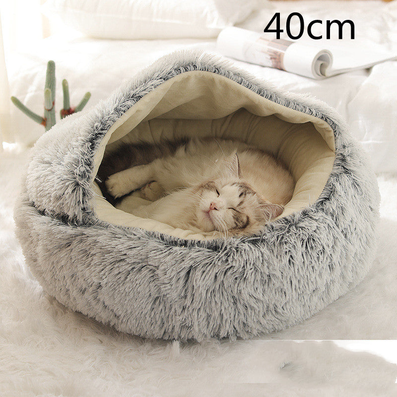 2 In 1 Dog And Cat Anti-Anxiety Cozy Bed