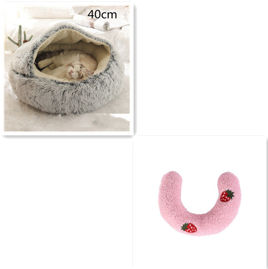 2 In 1 Dog And Cat Anti-Anxiety Cozy Bed