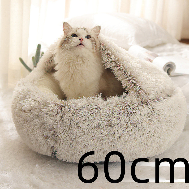 2 In 1 Dog And Cat Anti-Anxiety Cozy Bed