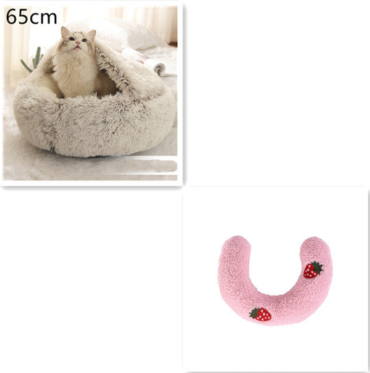 2 In 1 Dog And Cat Anti-Anxiety Cozy Bed