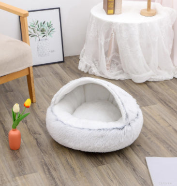 2 In 1 Dog And Cat Anti-Anxiety Cozy Bed