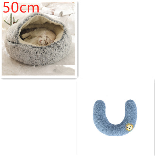 2 In 1 Dog And Cat Anti-Anxiety Cozy Bed